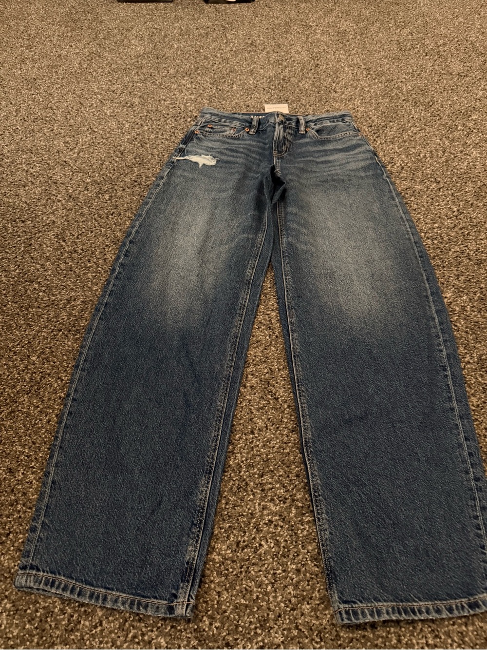 American Eagle Outfitters Straight Leg Blue Jeans